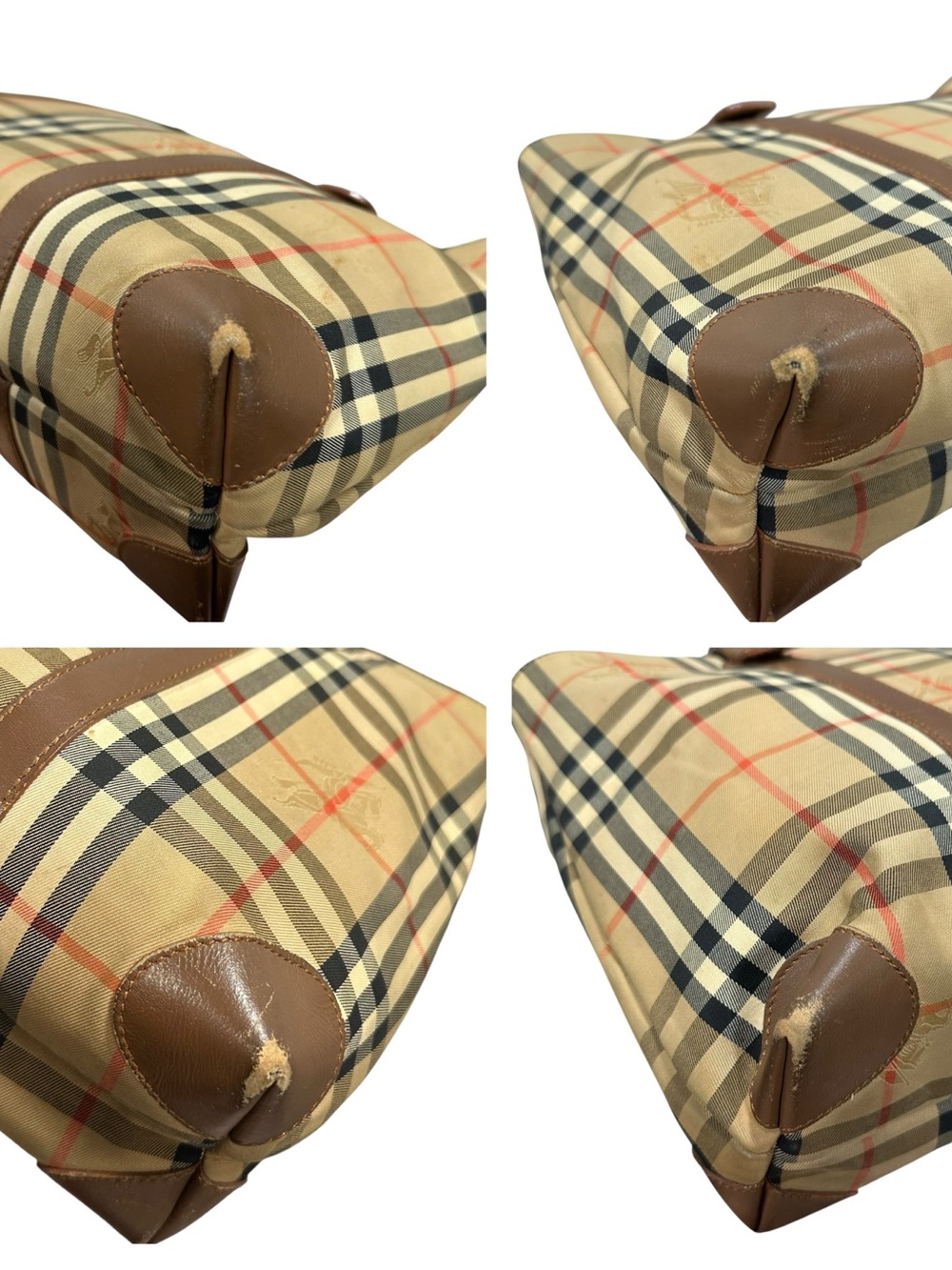 Burberry Nova Check & Brown Leather Large Tote Bag - Picture 16 of 16